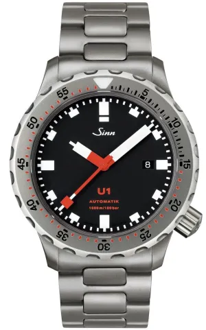 Sinn Watches Sinn U1 Tegiment H Link Bracelet Watch