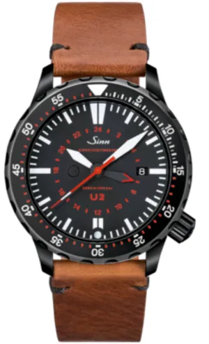 Sinn Watches Sinn U2 S EZM 5 Vintage Cowhide Brown Watch