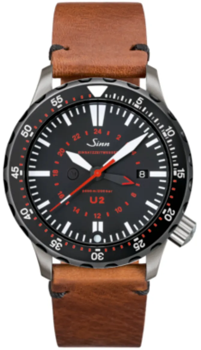 Sinn Watches Sinn U2 SDR EZM 5 Vintage Cowhide Brown Watch