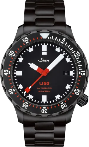 Sinn Watches Sinn U50 S H Link Bracelet PVD Watch