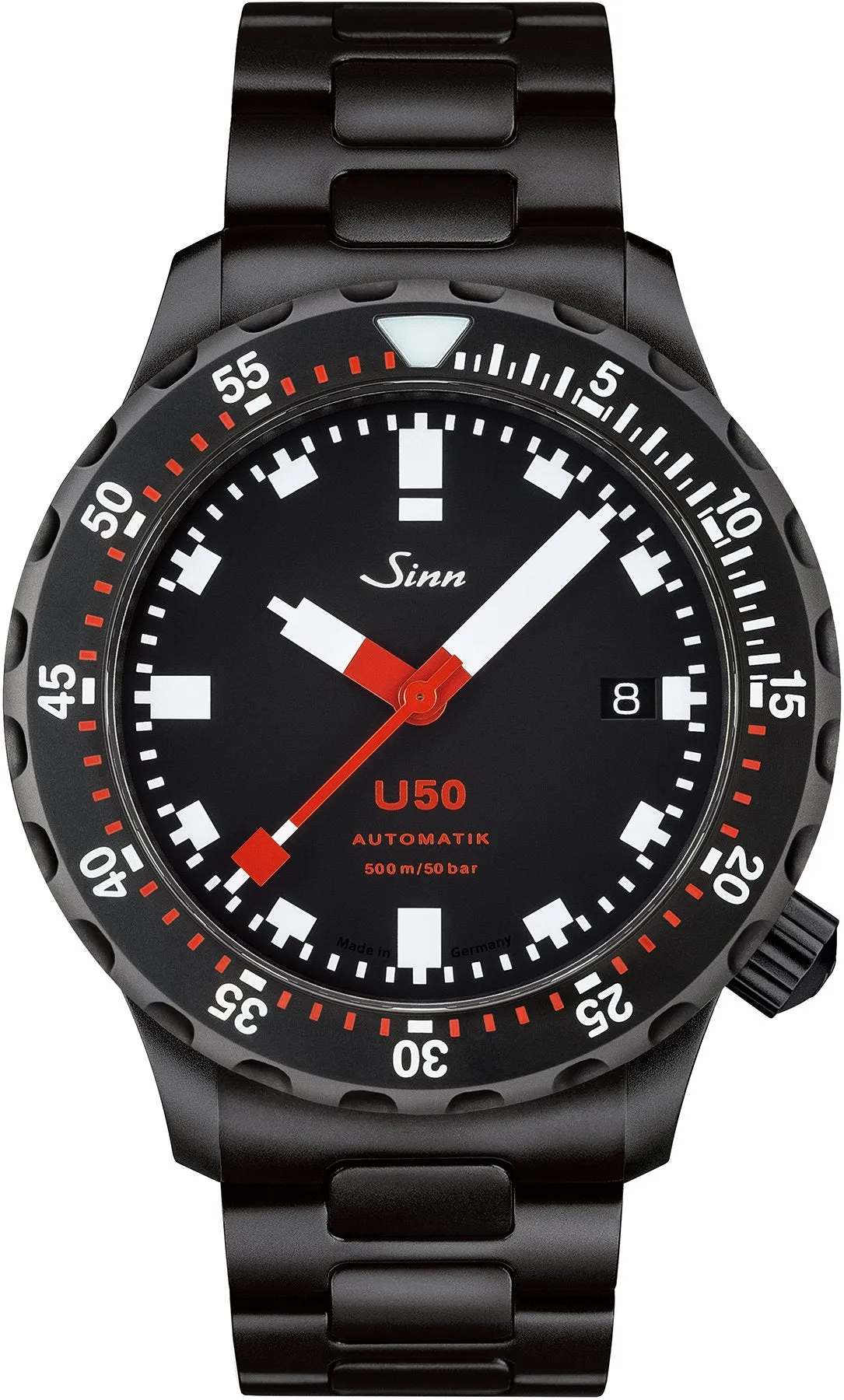 Sinn Watches Sinn U50 S H Link Bracelet PVD Watch