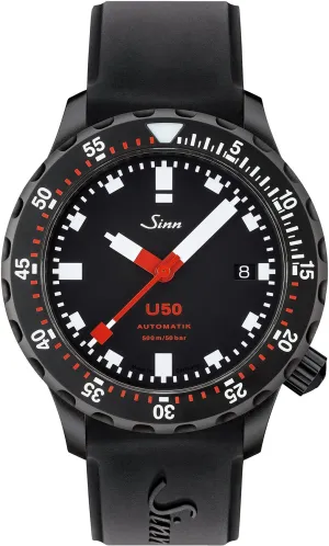 Sinn Watches Sinn U50 S Silicone Black Watch