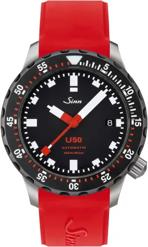 Sinn Watches Sinn U50 SDR Silicone Red Watch