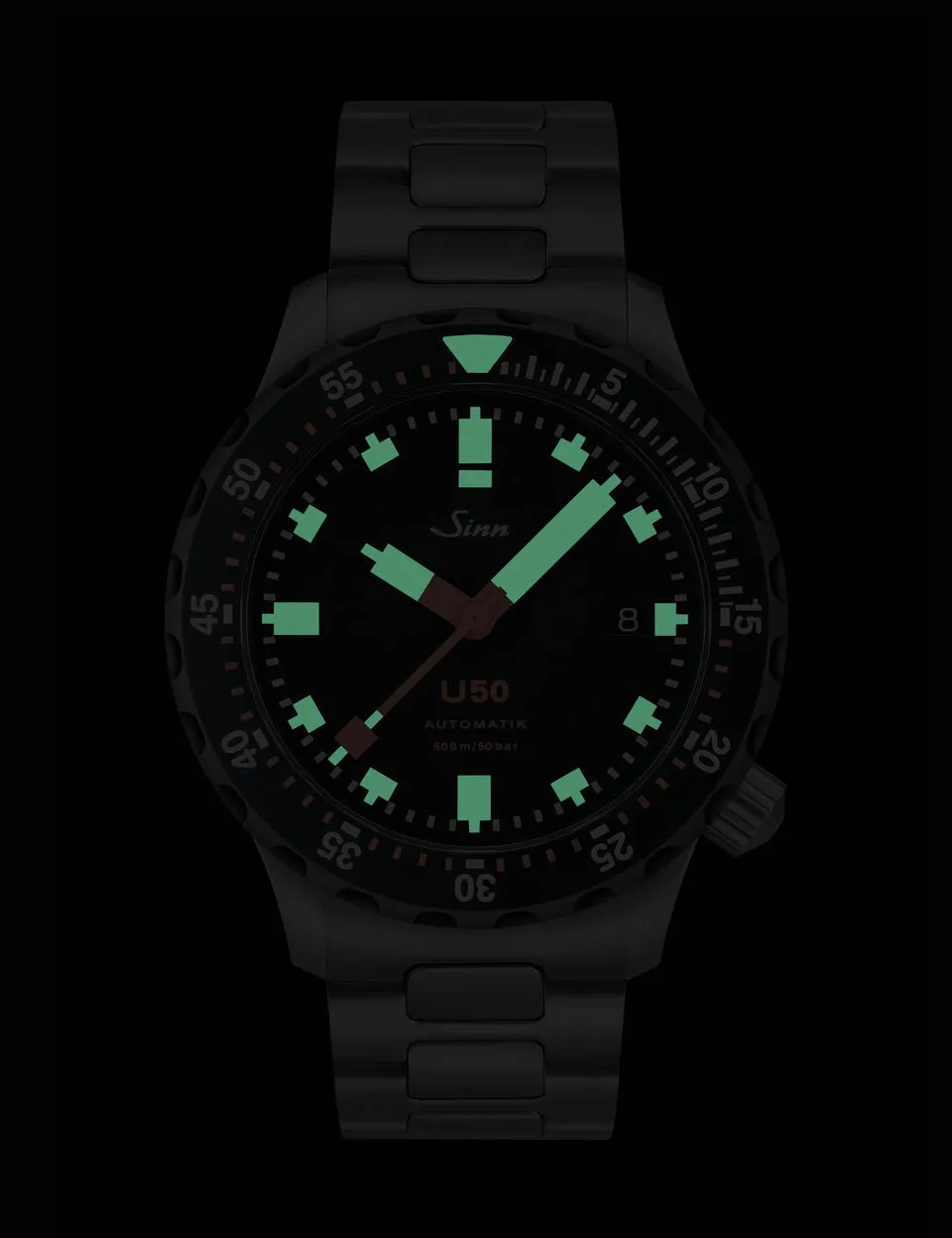 Sinn Watches Sinn U50 SDR Tegiment 2-Link Bracelet Watch