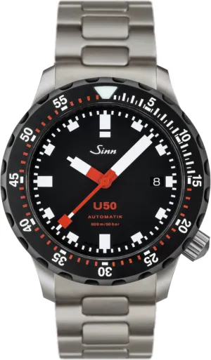 Sinn Watches Sinn U50 SDR Tegiment 2-Link Bracelet Watch