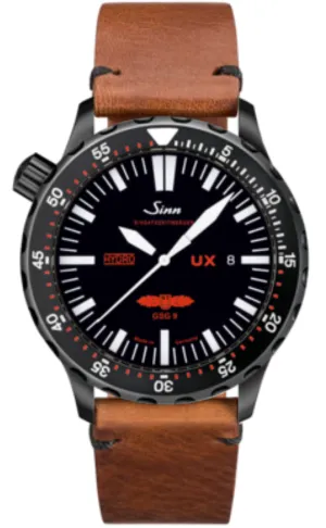 Sinn Watches Sinn UX S GSG 9 EZM 2B Vintage Cowhide Brown Watch