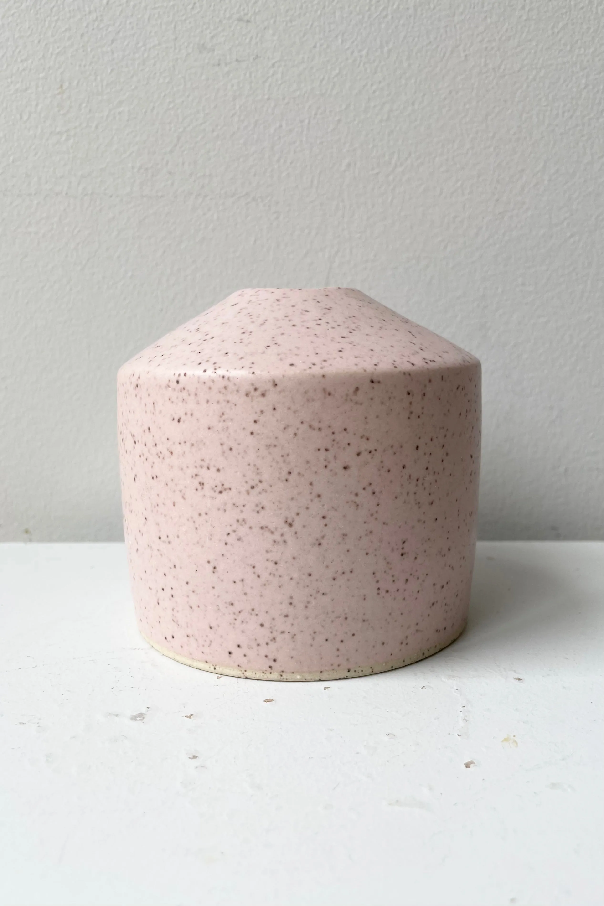 Siros Vase Pink Speckle Vase,Flower Vase