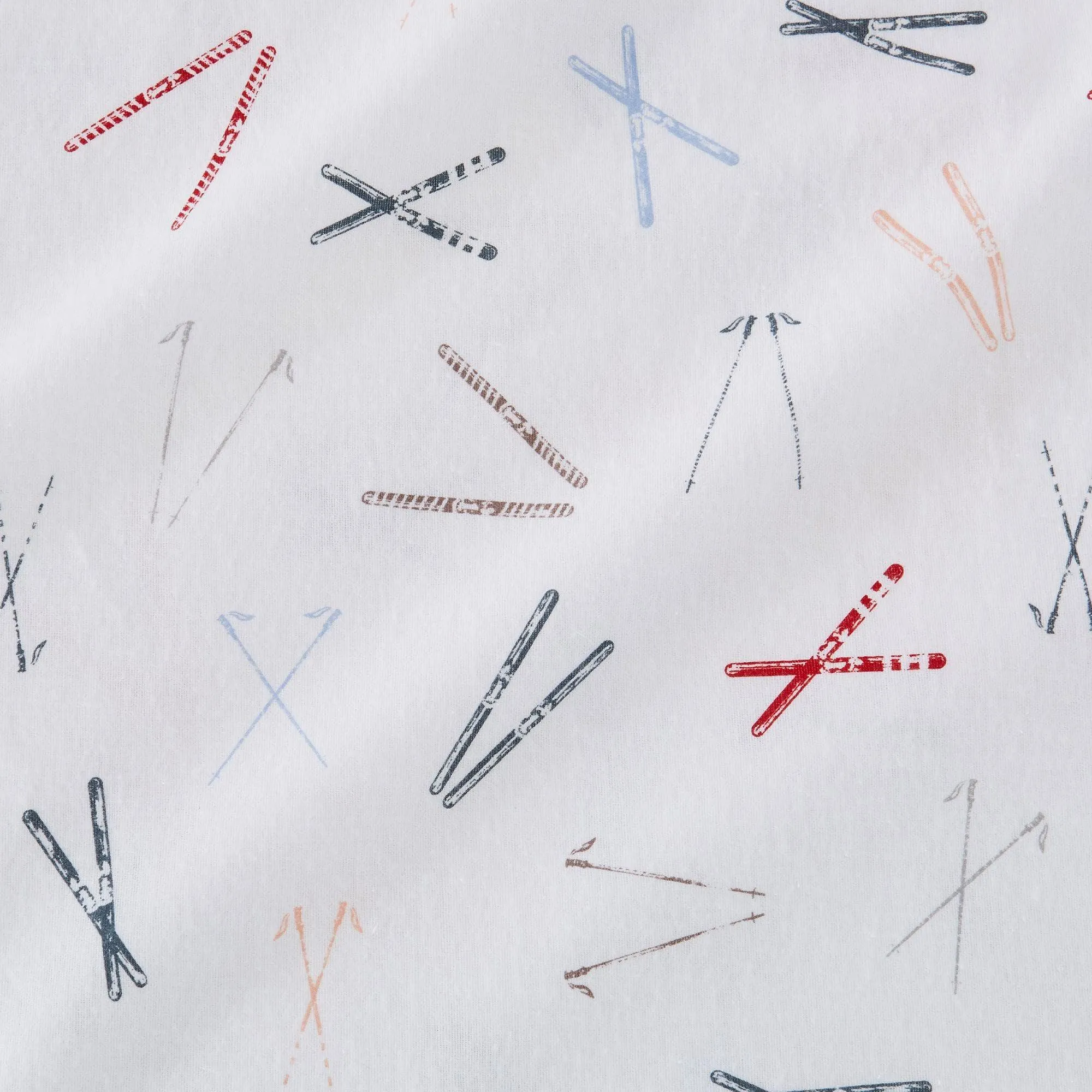 Ski Time Cotton Sheet Set