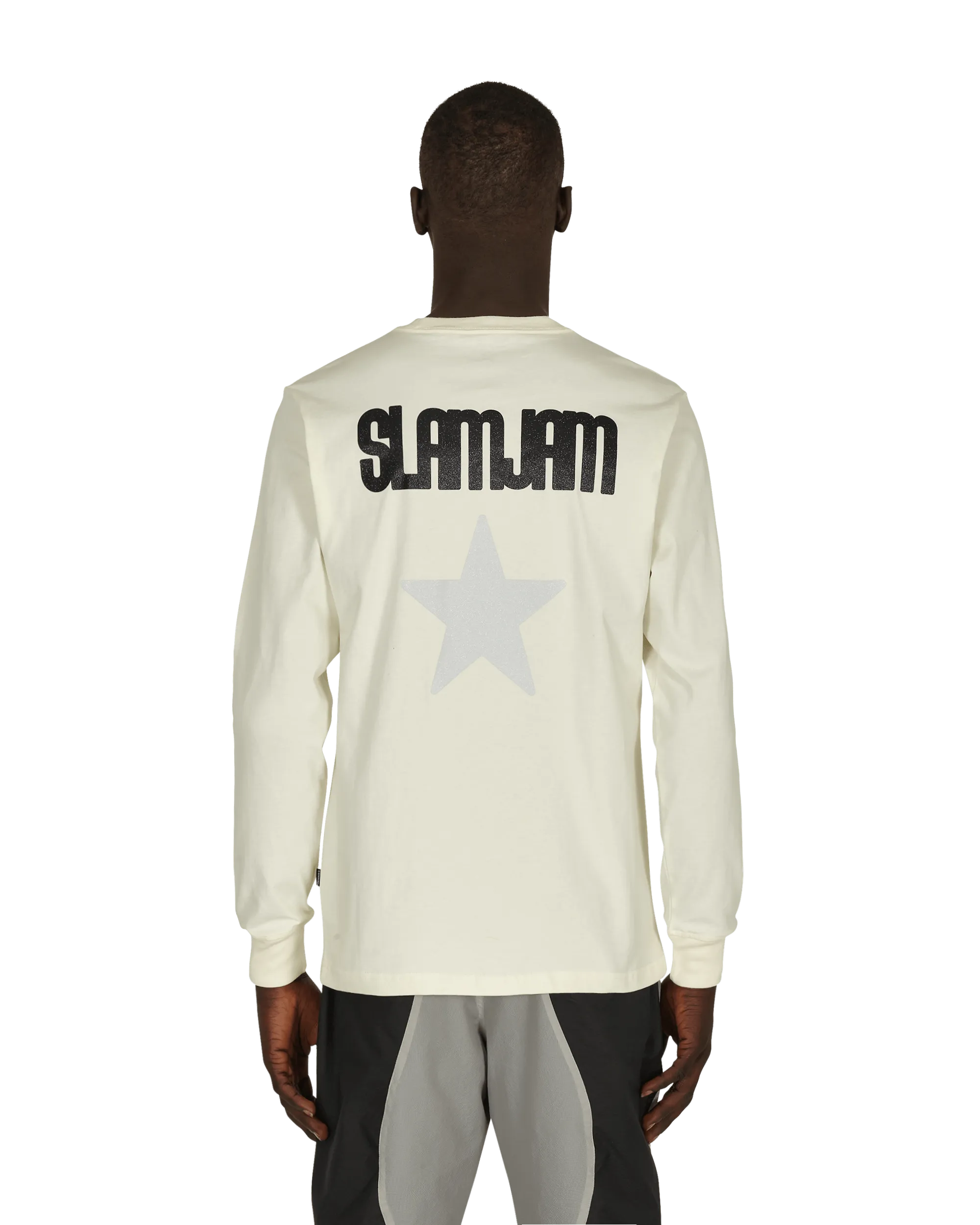 Slam Jam Long Sleeve T-Shirt Beige