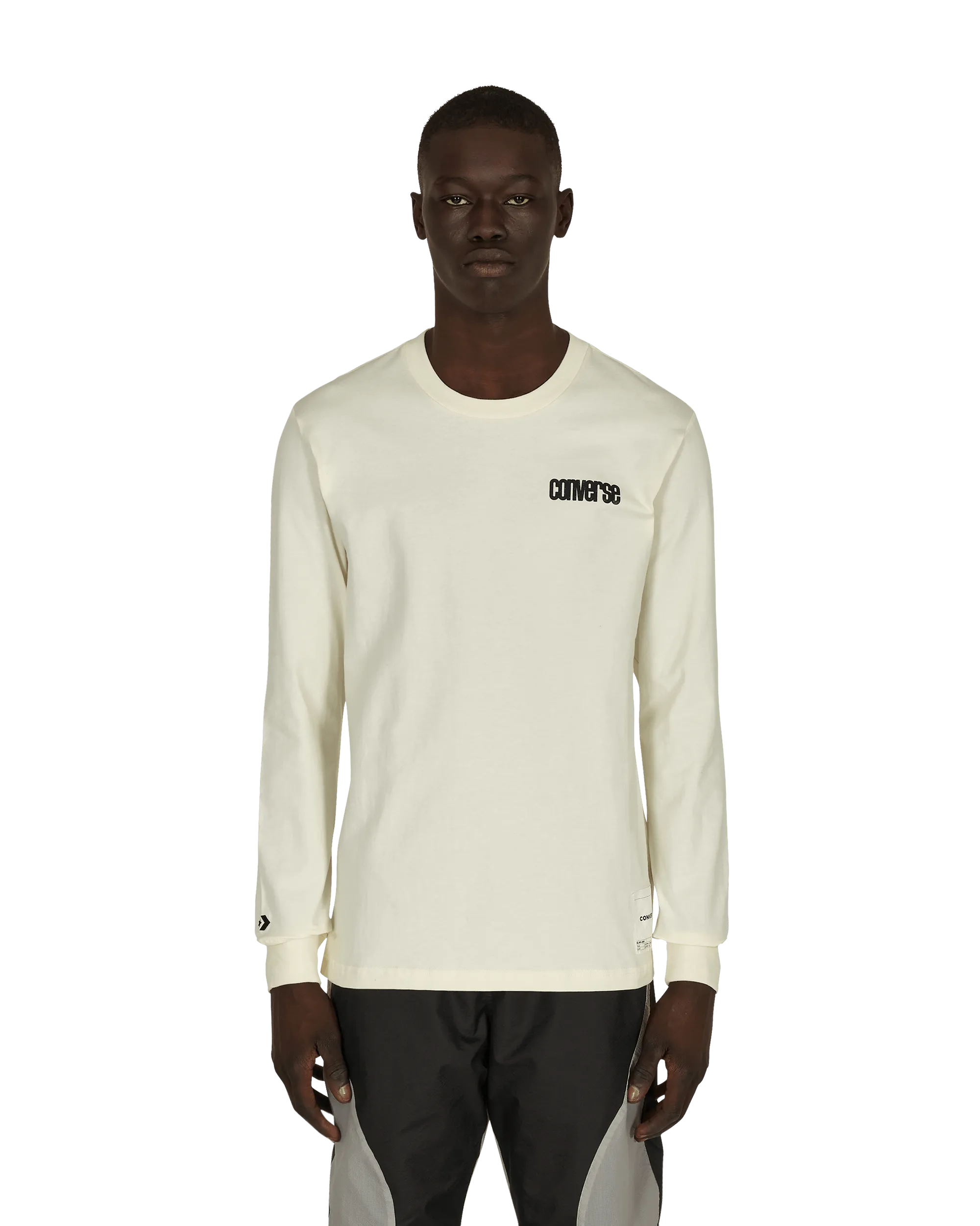 Slam Jam Long Sleeve T-Shirt Beige