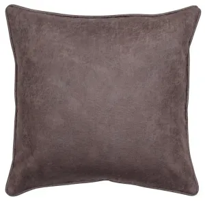 Smoke Faux Leather Euro Sham pillow inserts, mattress pad