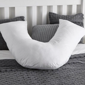 Snuggledown V Shaped Hollowfibre Pillow Pillows,bed sleeping pillows