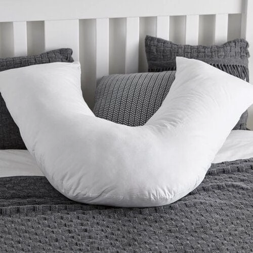 Snuggledown V Shaped Hollowfibre Pillow Pillows,bed sleeping pillows