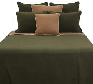 Solid Olive Bedspread bedding set, comforter set