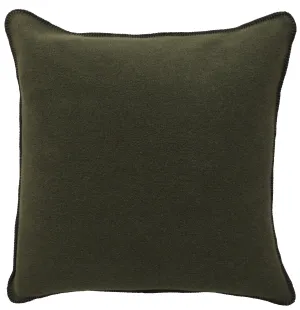 Solid Olive Green Euro Sham pillow inserts, mattress pad