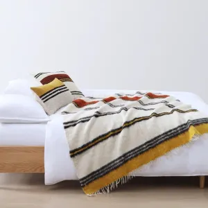 Solola Handwoven Wool Blanket bookcase, standing shelf