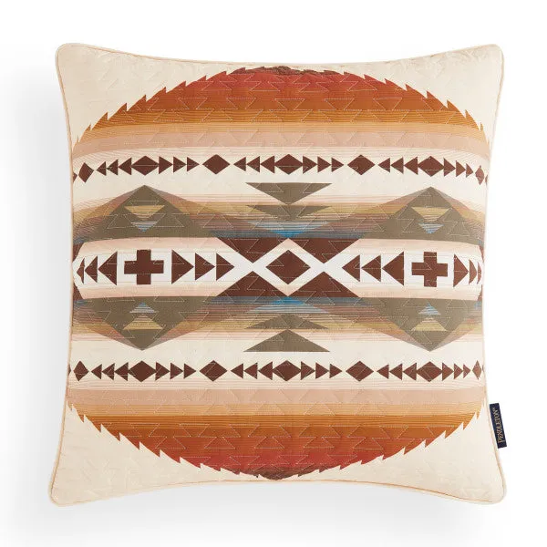 Solstice Canyon Euro Sham exotic cowhide rug, leather rug