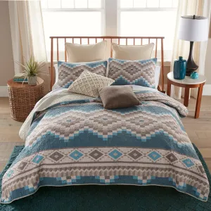 Sonoran Desert Quilted Bedding Set bedding set, comforter set