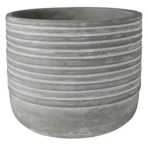 Sorrel Cachepot, Cement - Lrg Vase,Ceramic Vase