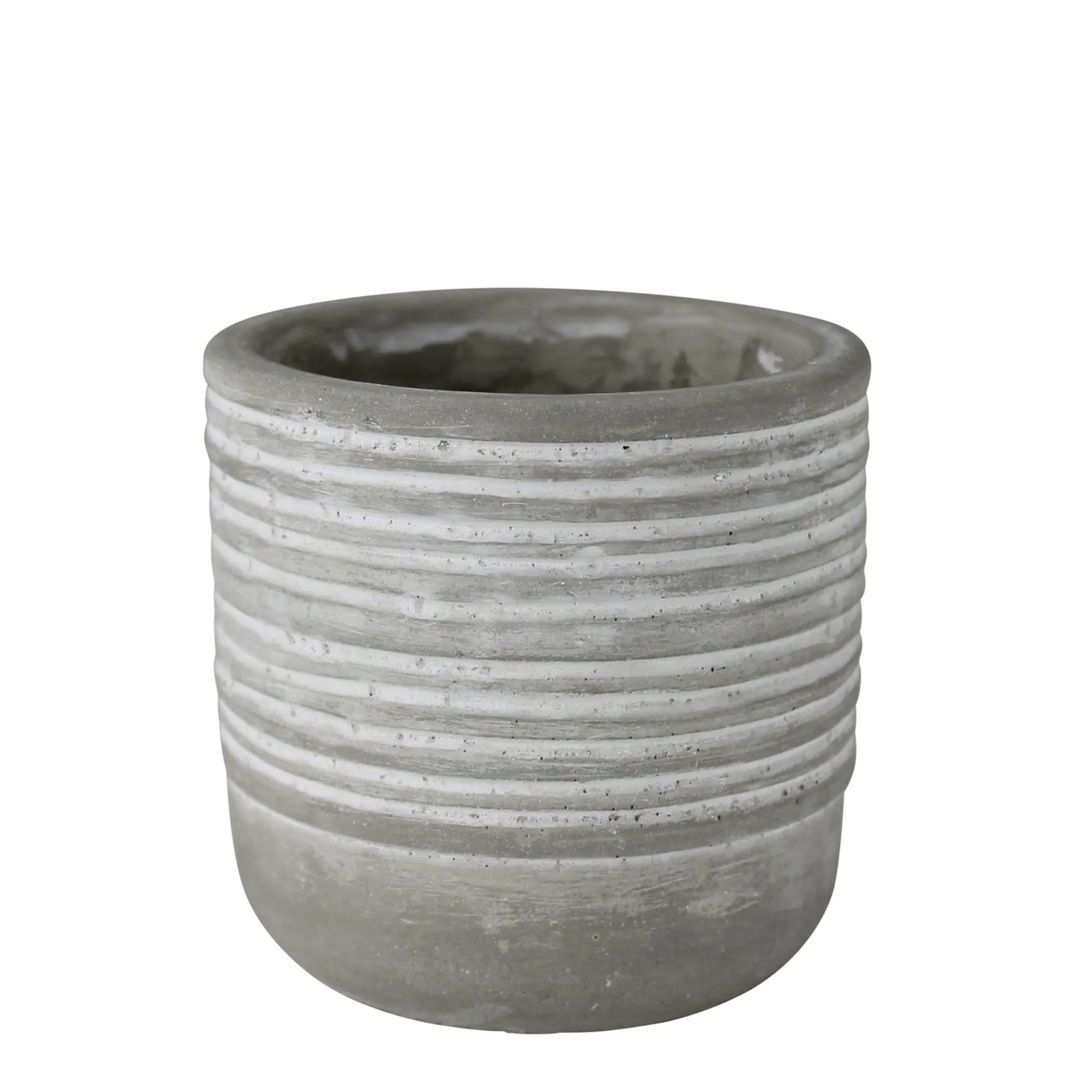 Sorrel Cachepot, Cement - Sm Vase,Ceramic Vase
