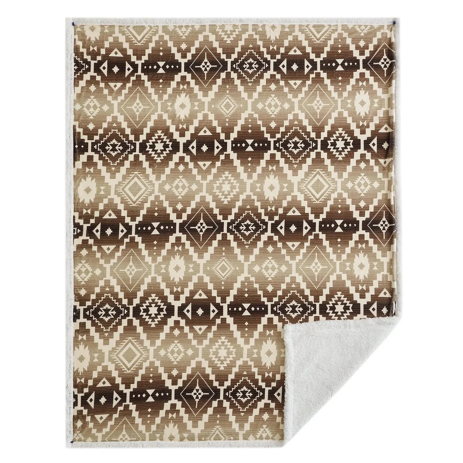 South Chalet Aztec Sherpa Throw
