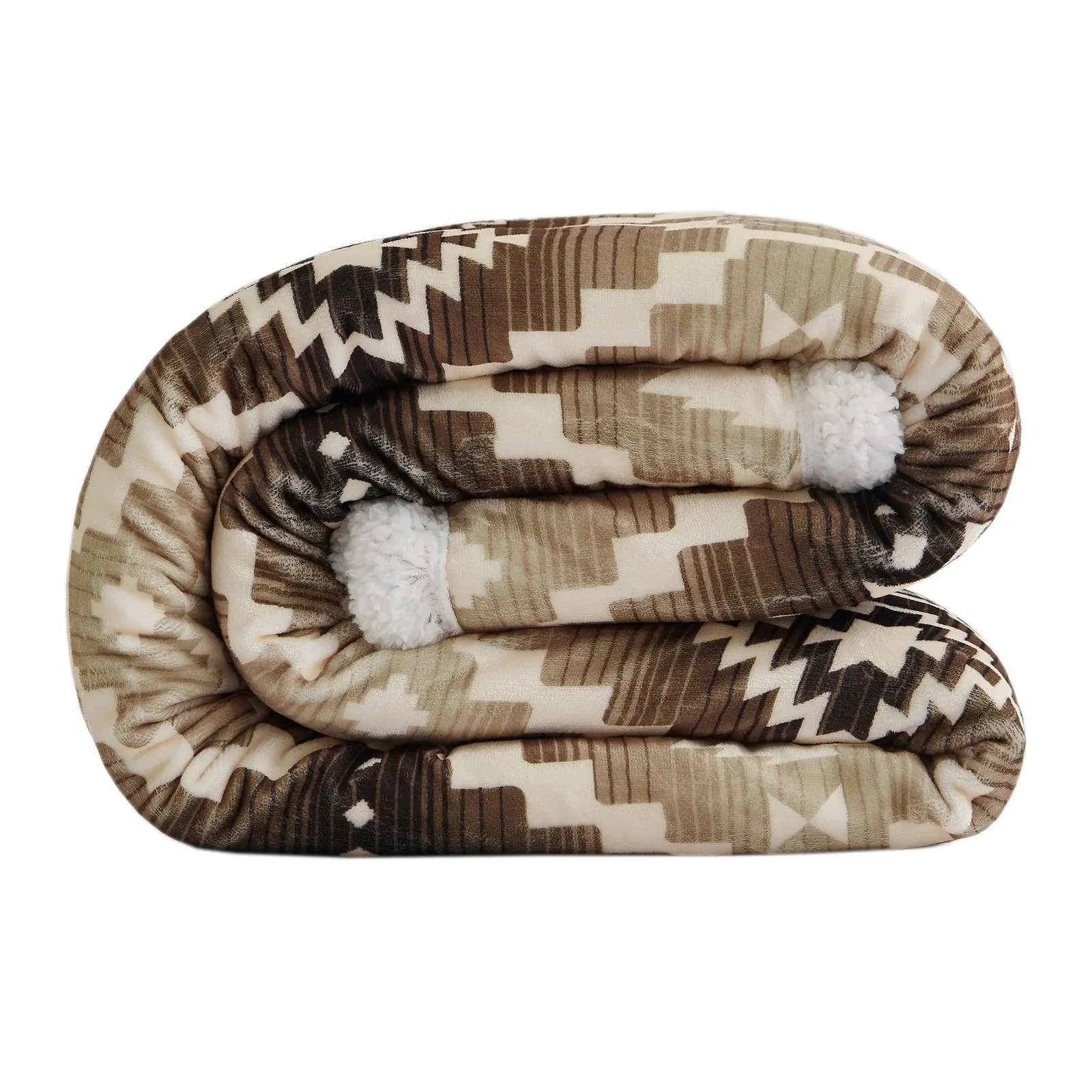 South Chalet Aztec Sherpa Throw
