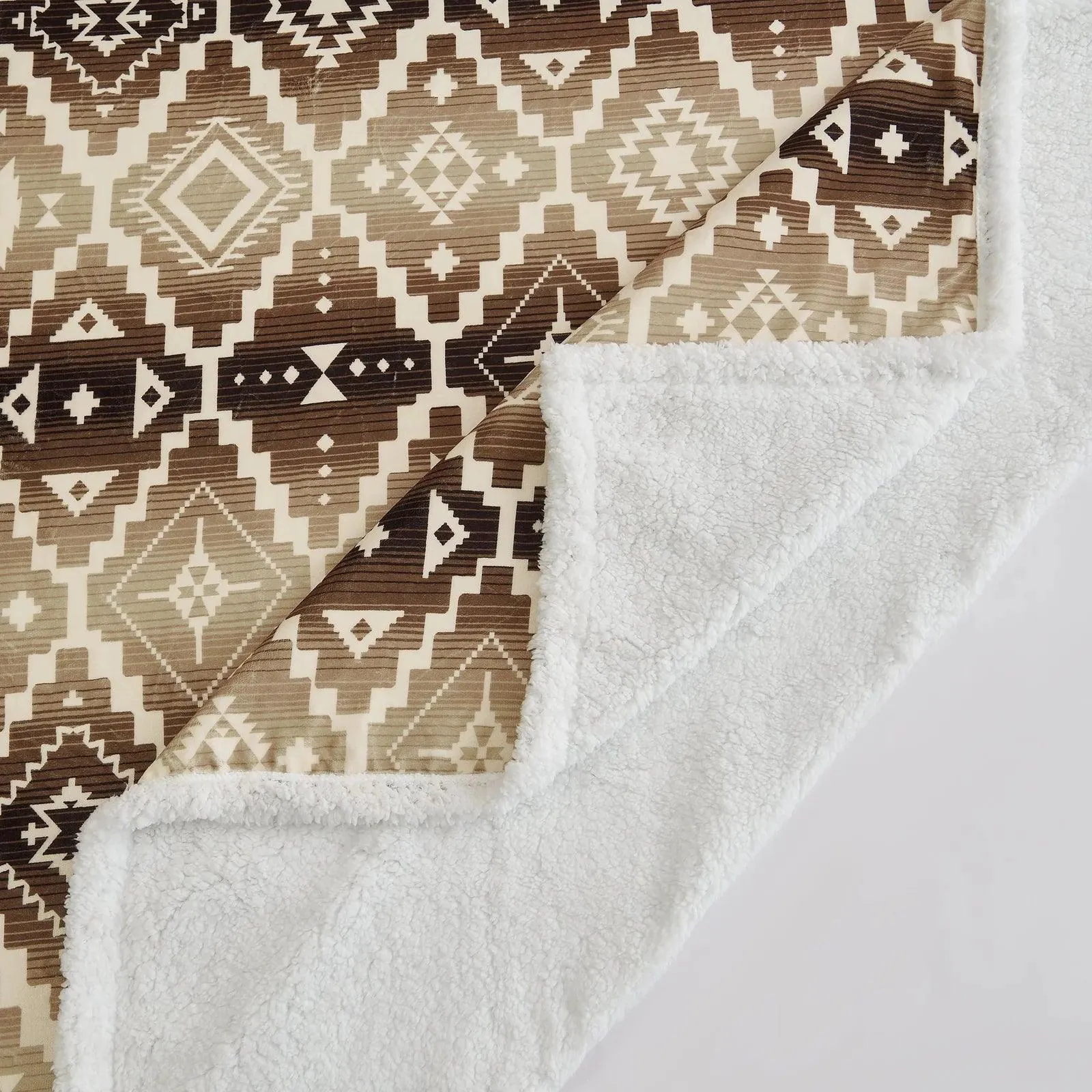 South Chalet Aztec Sherpa Throw