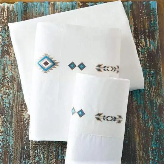 Southwest Embroidered Sheets luxury bedding, duvet cover