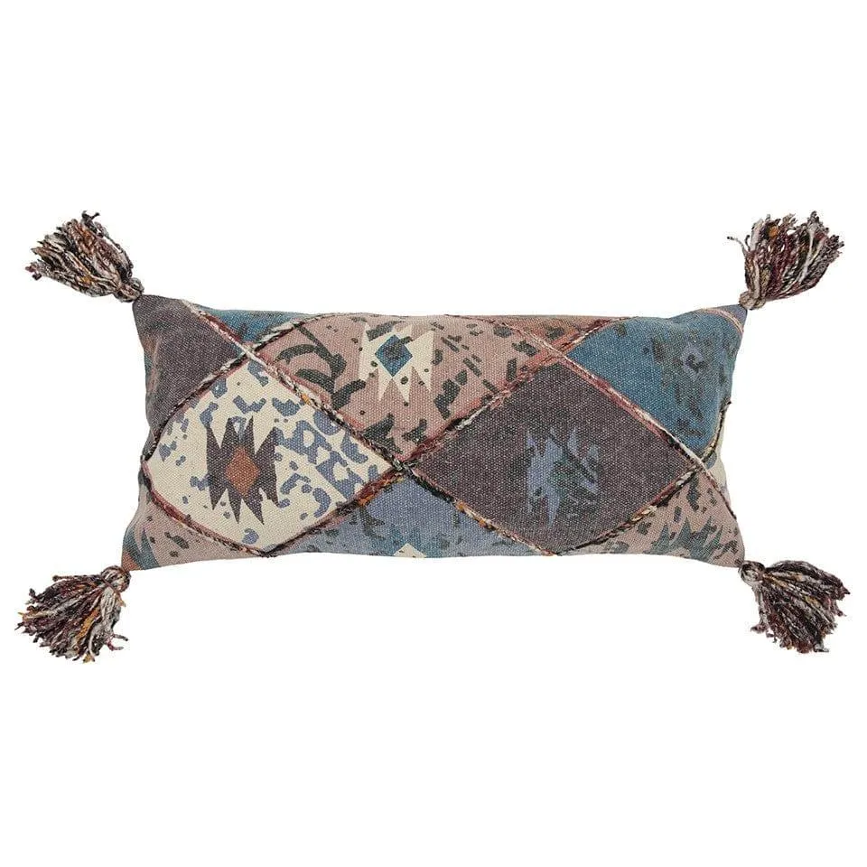 Southwestern Boho Accent Pillow storage cart, utility cart