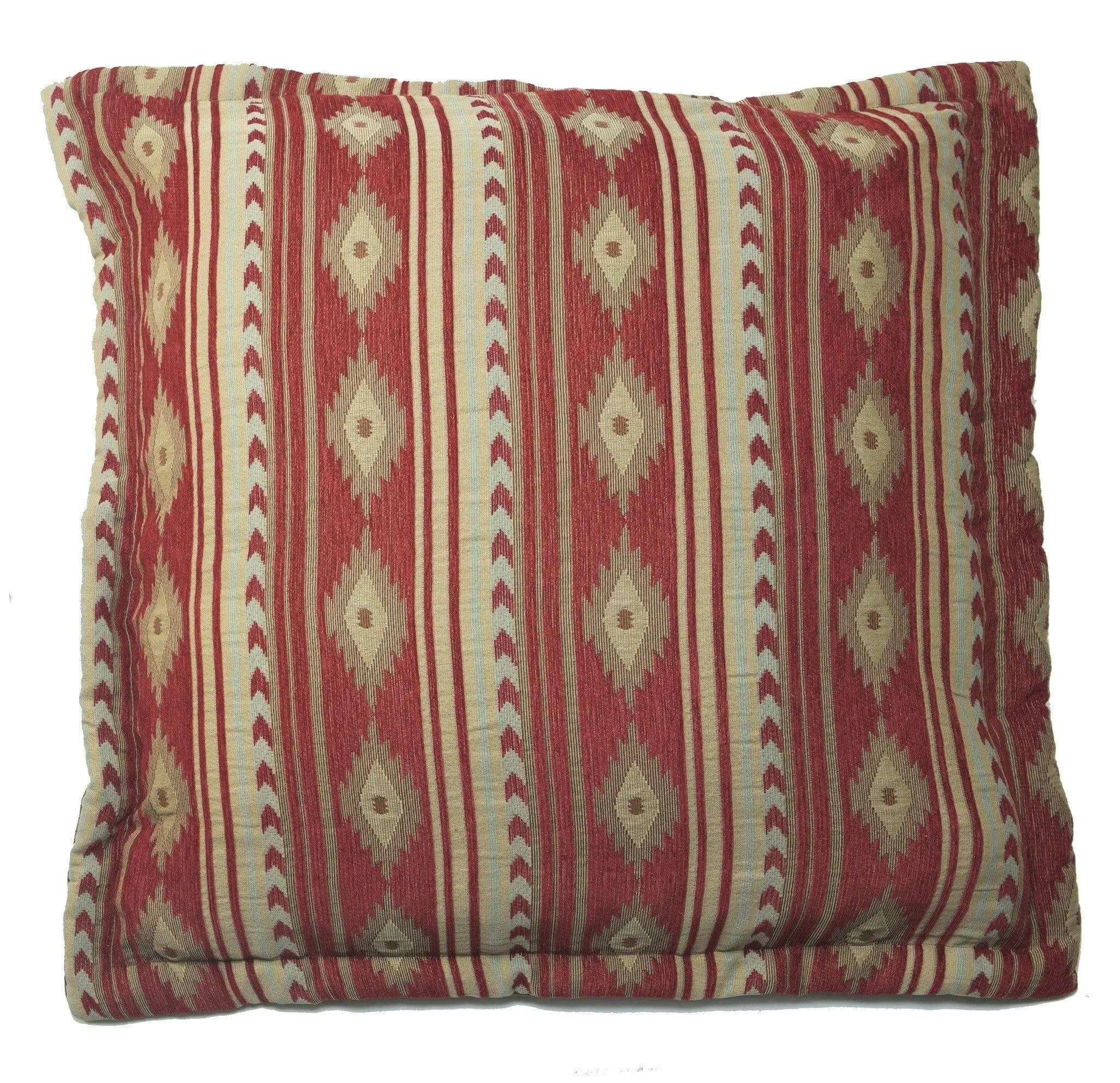 Southwestern Horses Euro Sham exotic cowhide rug, leather rug