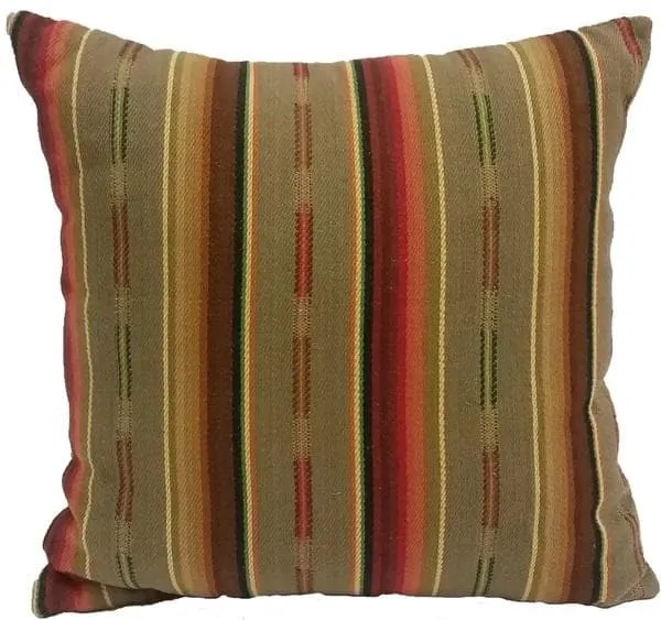 Southwestern Serape Stripe Throw Pillows