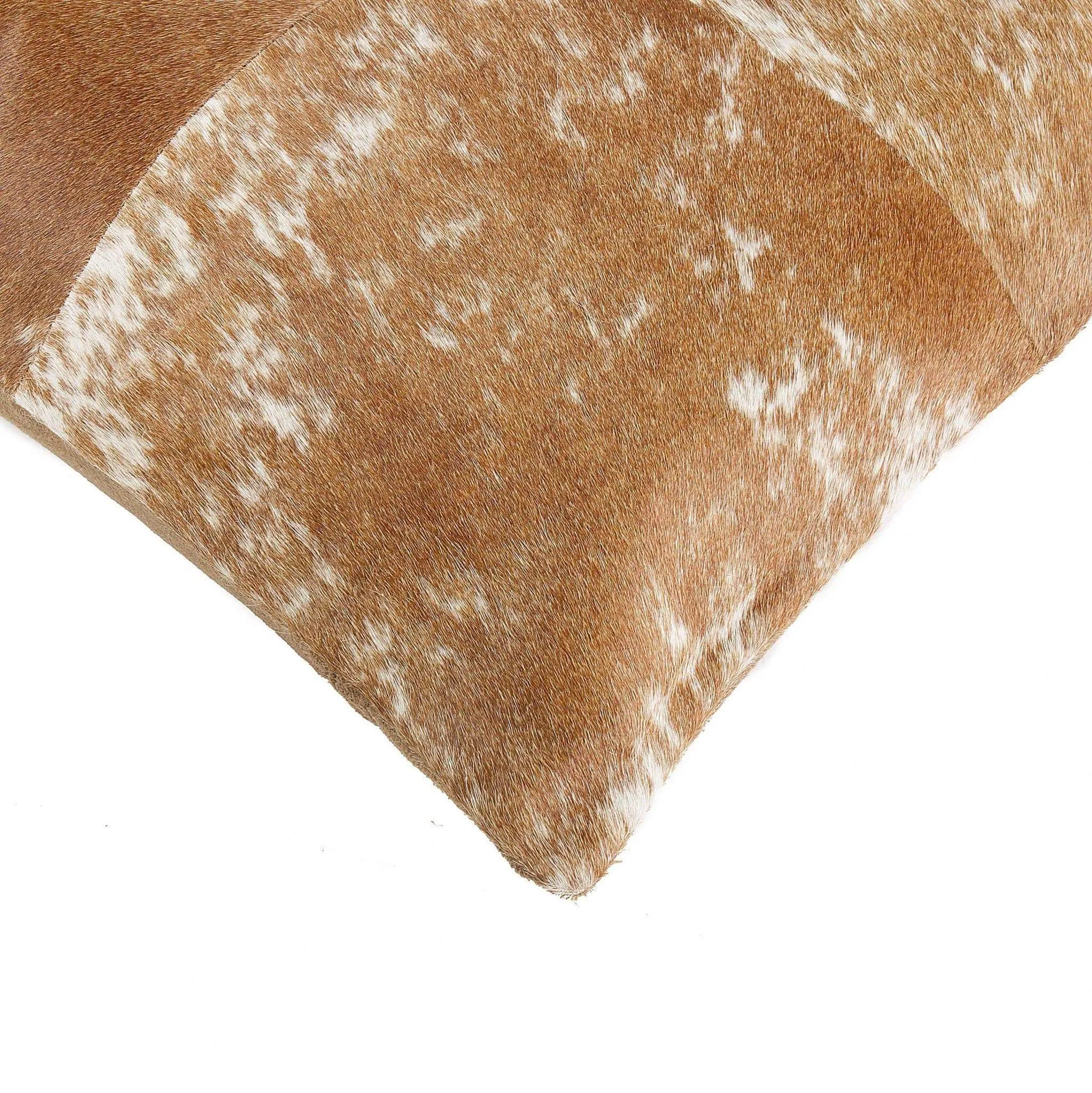Speckled Tan Cuatro Cowhide Pillow