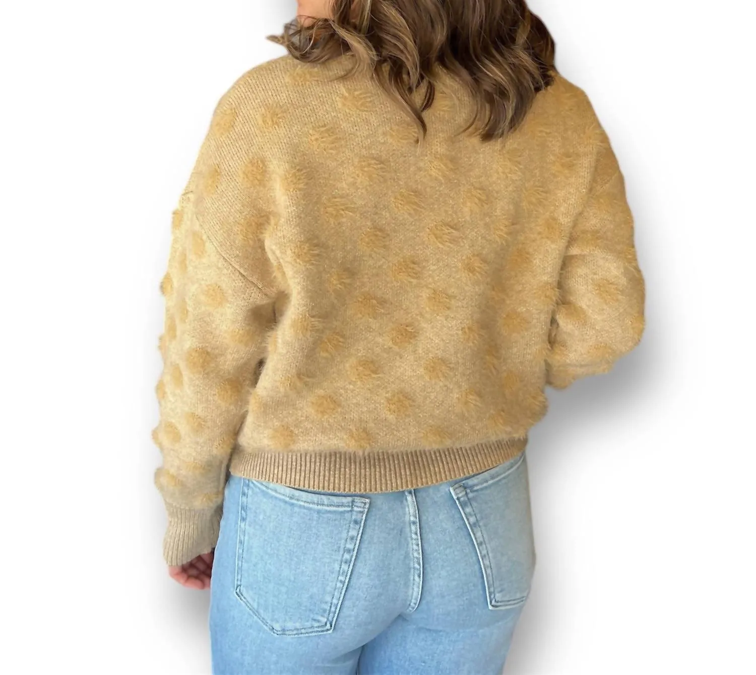 Spot On Sweater In Camel