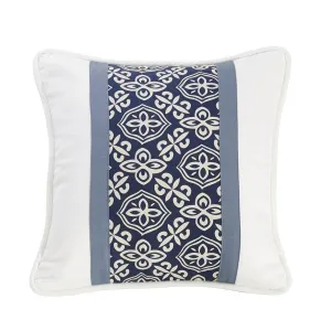 St. Clair Paneled Navy Blue Throw Pillow storage cart, utility cart