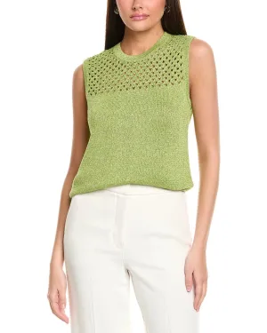St. John Sparkle Crochet Sweater