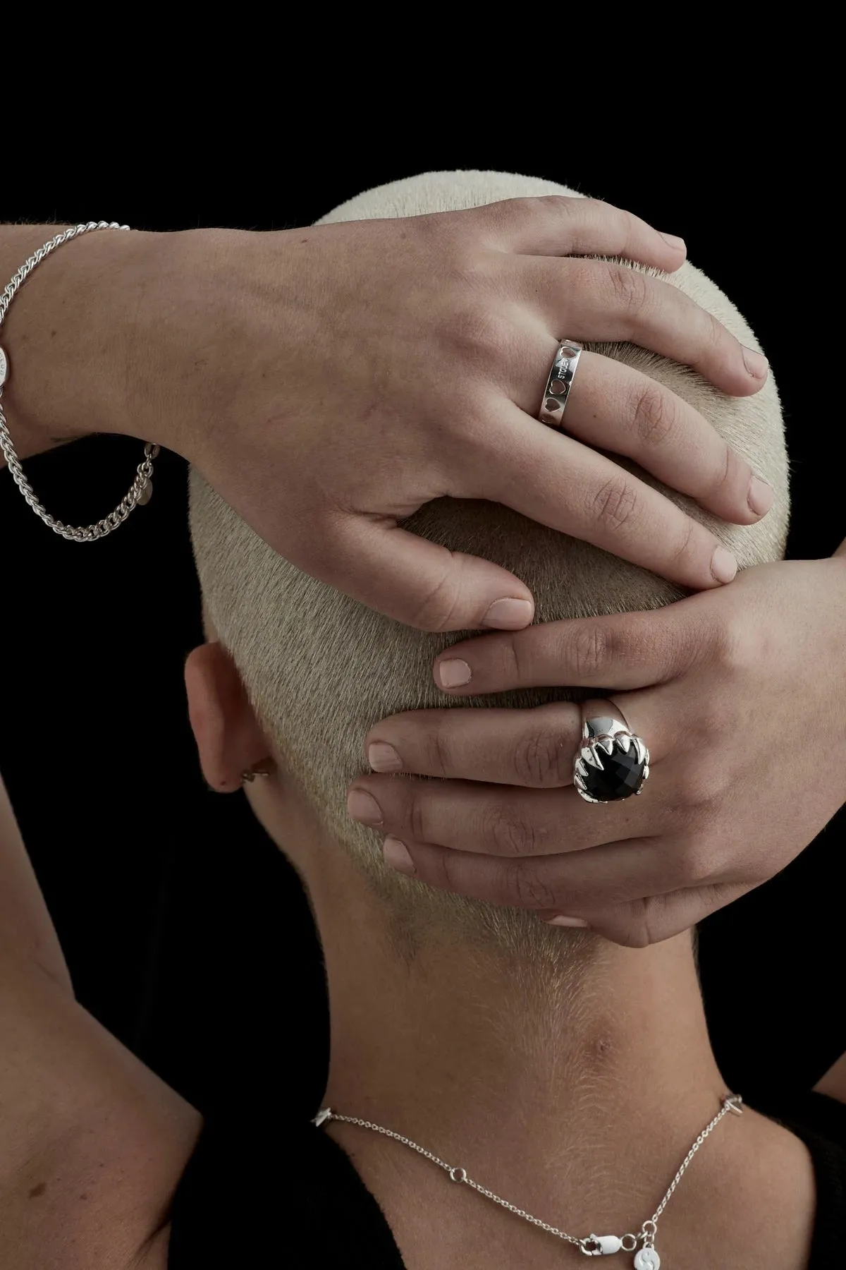 Stolen Girlfriends Club Jewellery Stolen Claw Ring Black Onyx