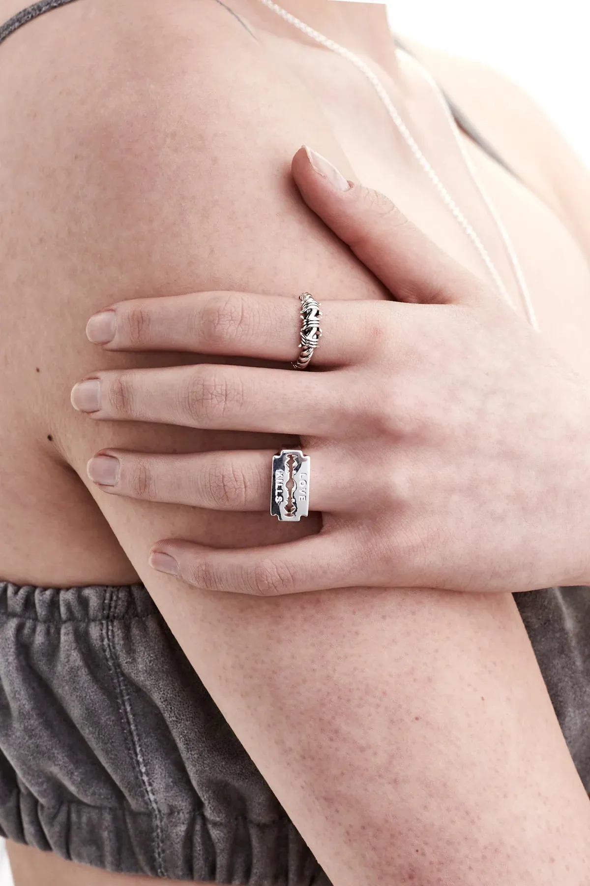 Stolen Girlfriends Club Jewellery Stolen Girlfriends Club - Baby Barb Rope Ring
