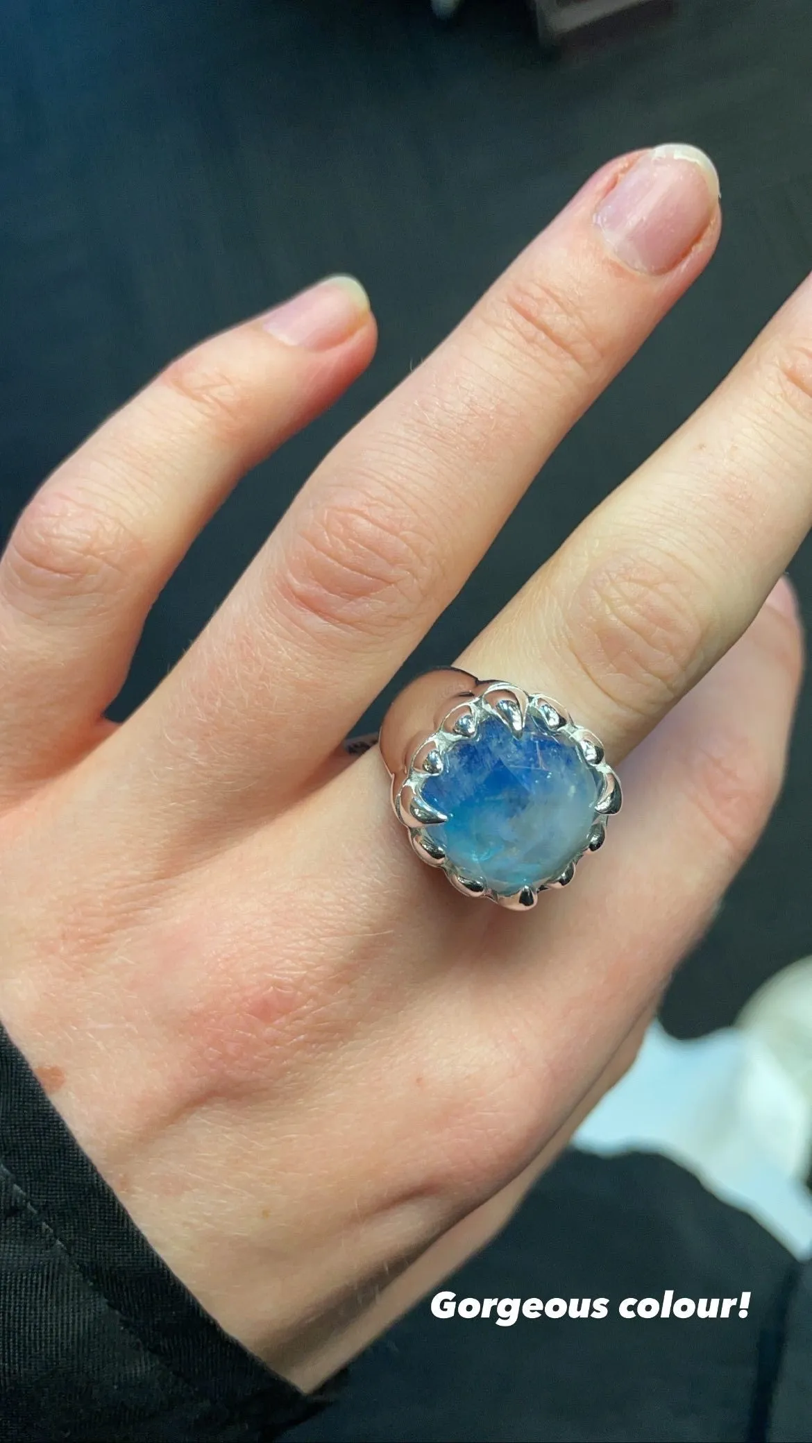 Stolen Girlfriends Club Jewellery Stolen Girlfriends Club - Claw Ring Moonstone