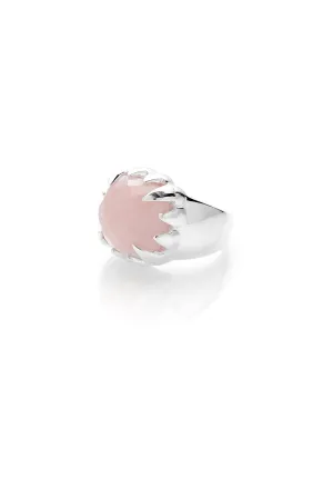 Stolen Girlfriends Club Jewellery Stolen Girlfriends Club - Claw Ring - Rose Quartz