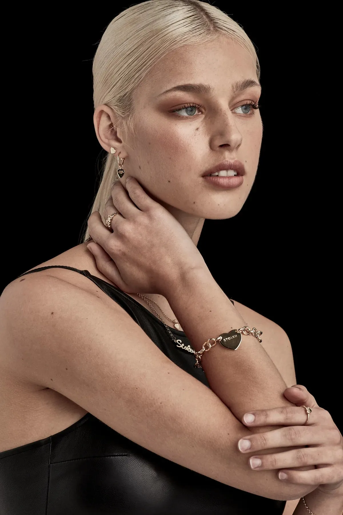 Stolen Girlfriends Club Jewellery Stolen Girlfriends Club - Cold Heart Bracelet Gold Plated