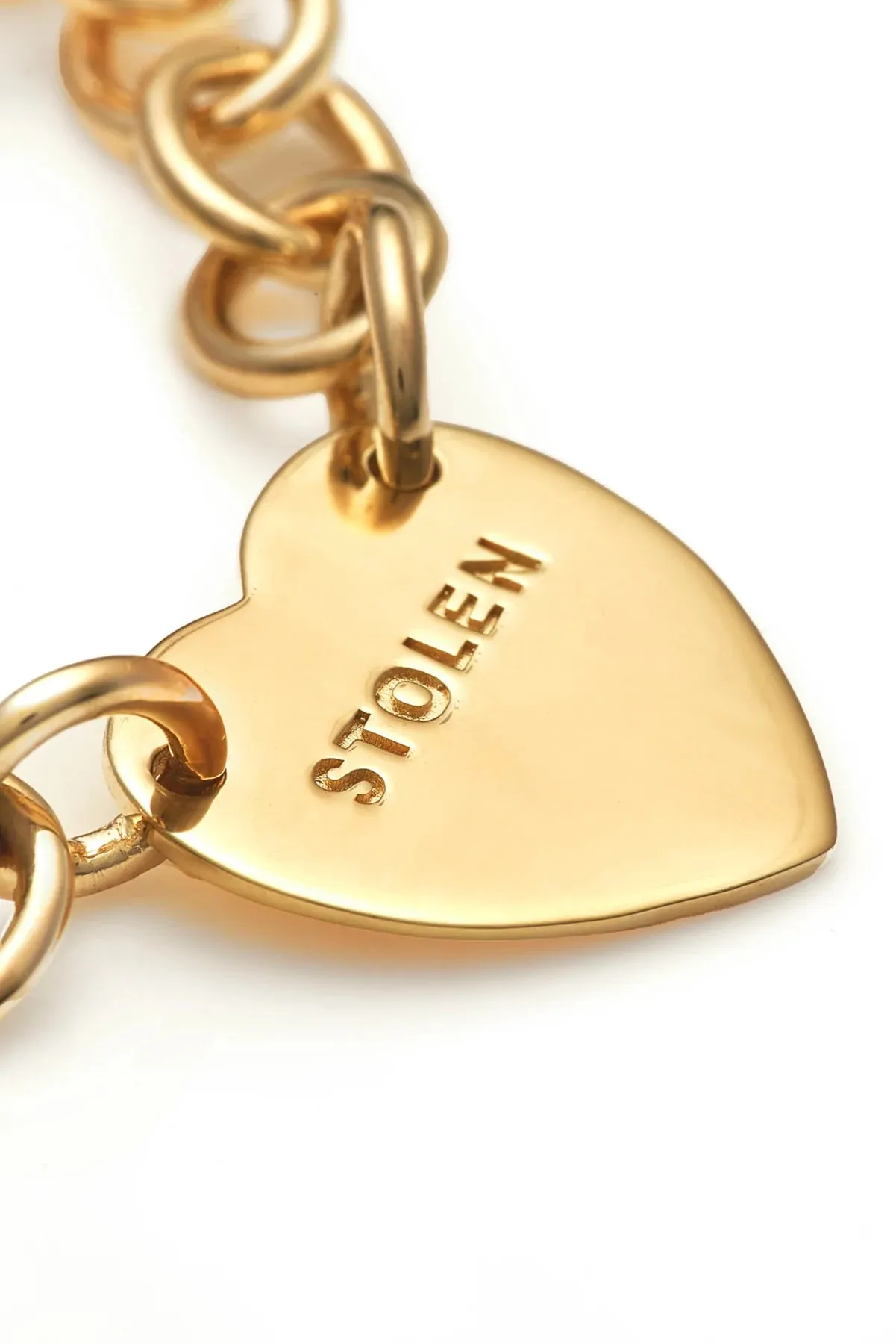 Stolen Girlfriends Club Jewellery Stolen Girlfriends Club - Cold Heart Bracelet Gold Plated
