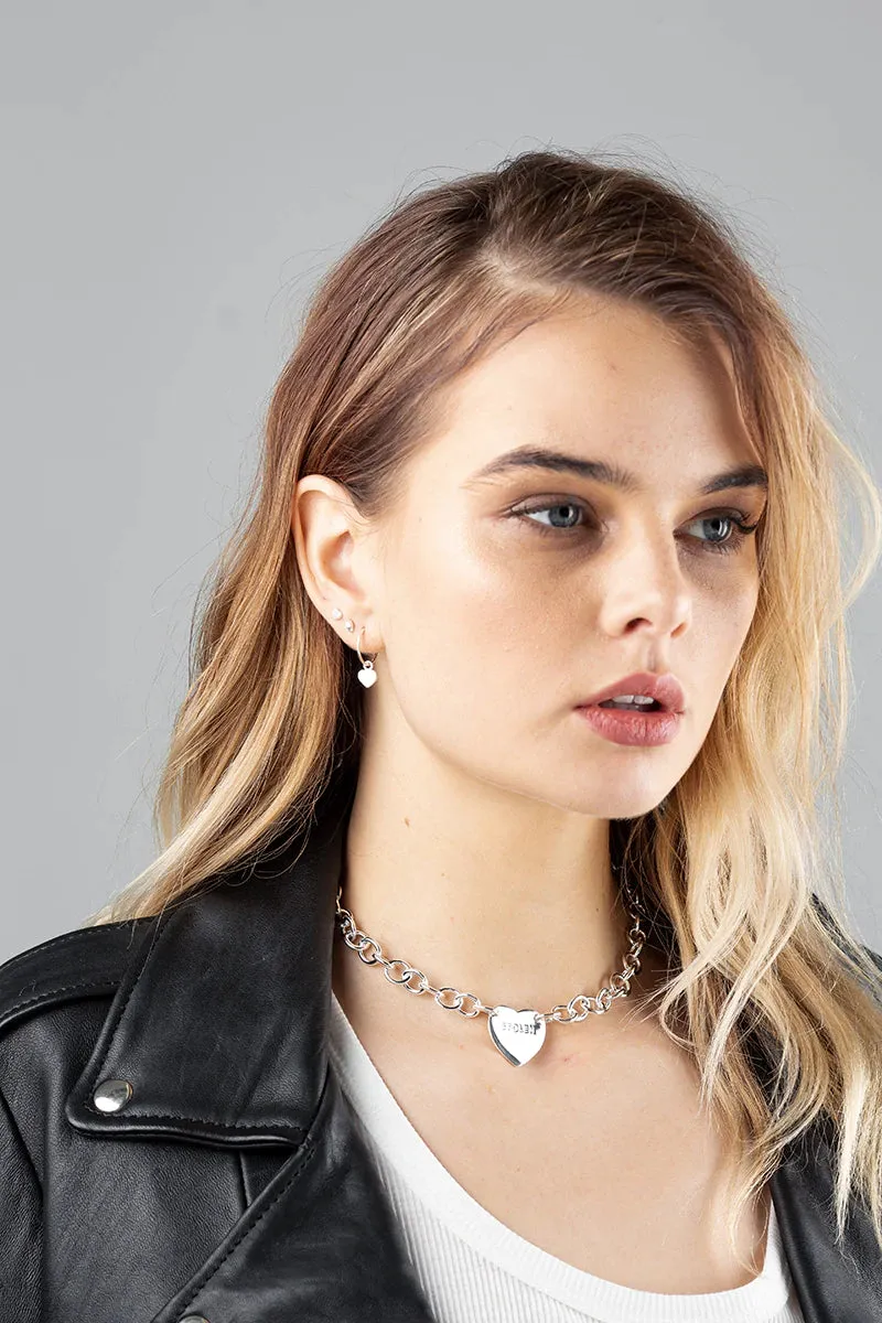 Stolen Girlfriends Club Jewellery Stolen Girlfriends Club - Cold Heart Choker - Sterling Silver