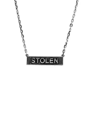 Stolen Girlfriends Club Jewellery Stolen Girlfriends Club - Corrugated Bolt Bar Necklace