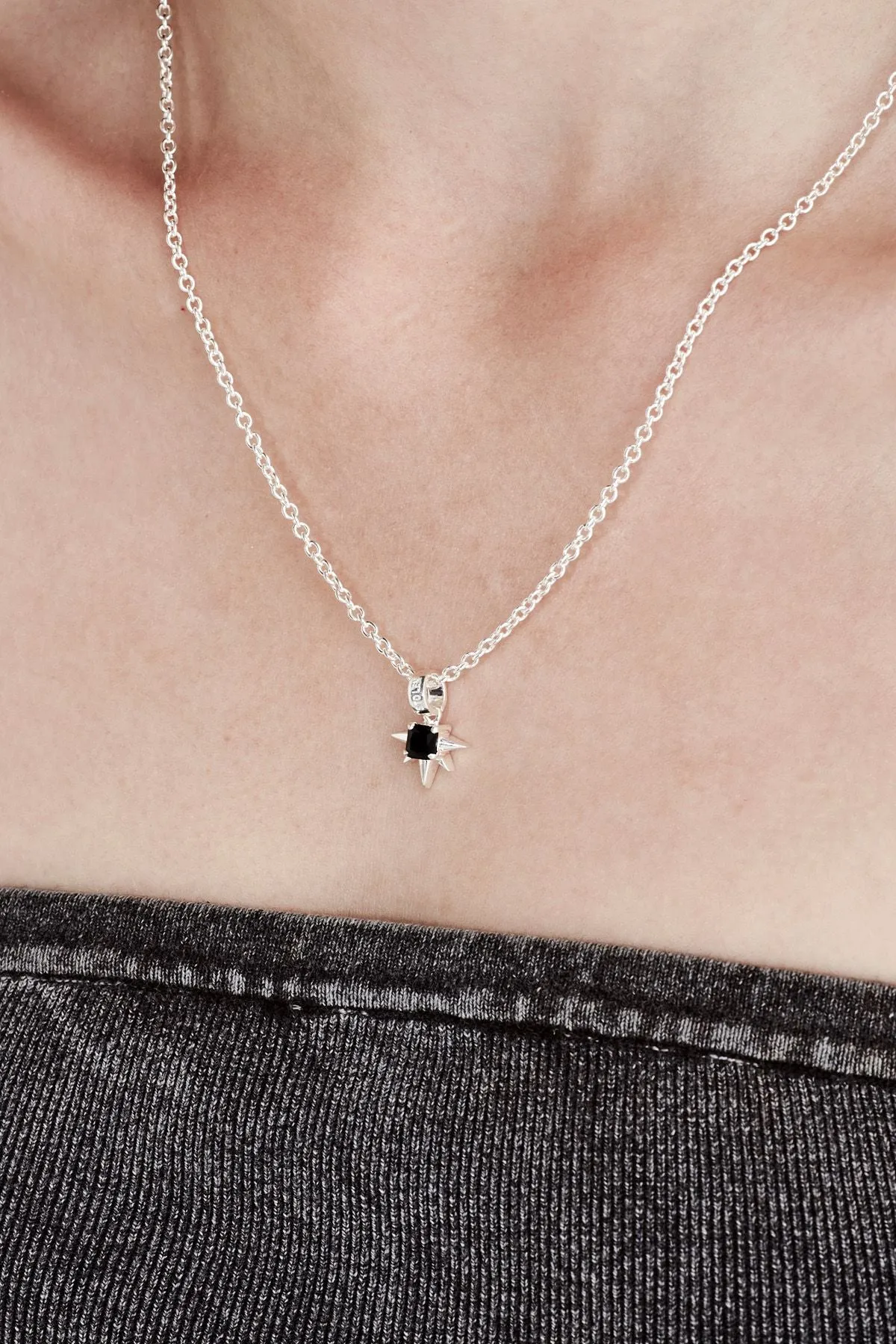 Stolen Girlfriends Club Jewellery Stolen Girlfriends Club - Cosmic Spike Necklace Onyx
