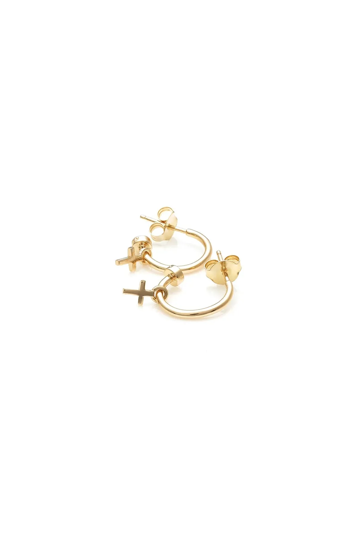 Stolen Girlfriends Club Jewellery Stolen Girlfriends Club - Cross Anchor Sleeper Gold Plated