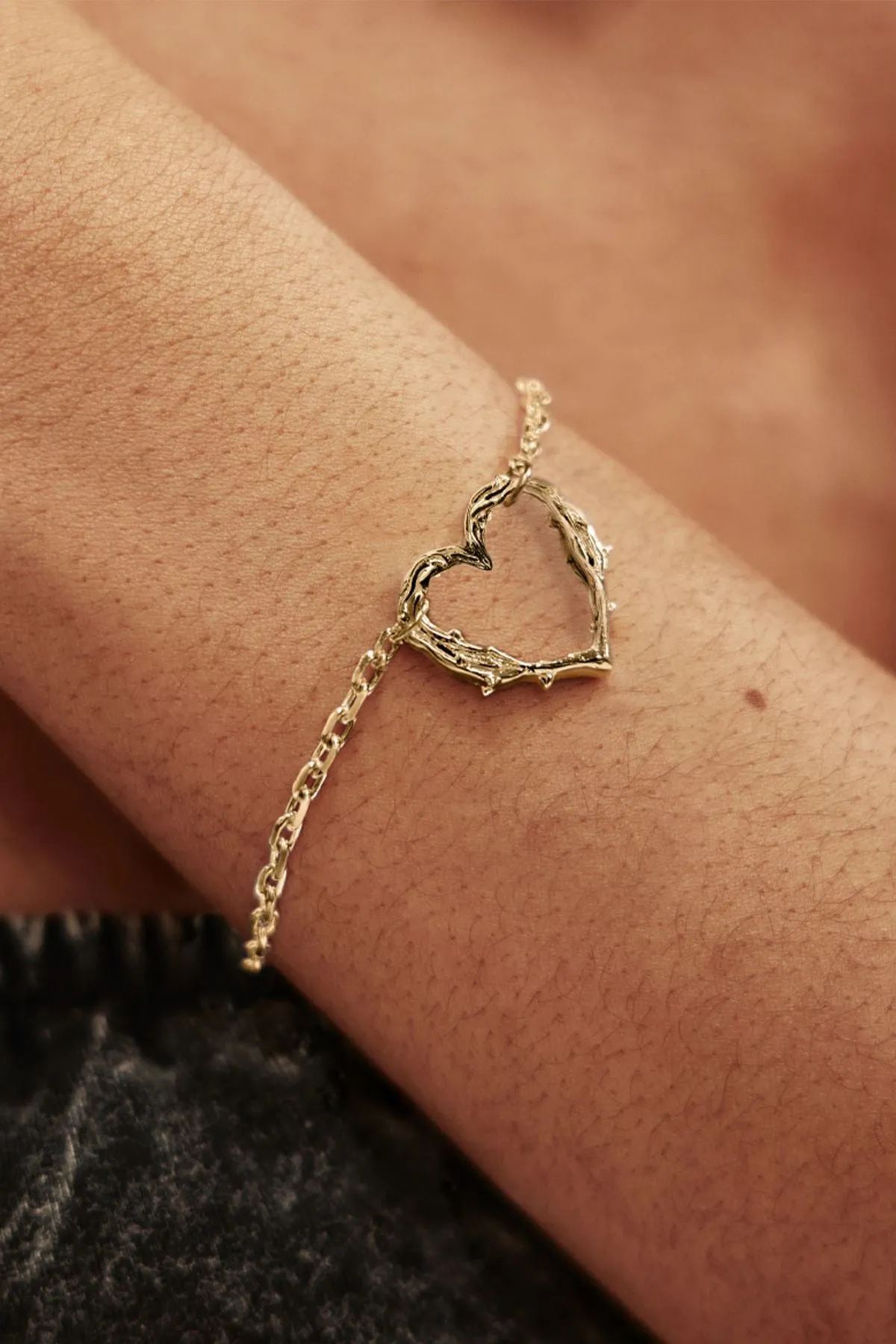 Stolen Girlfriends Club Jewellery Stolen Girlfriends Club - Entwined Bracelet - Gold Plate