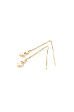 Stolen Girlfriends Club Jewellery Stolen Girlfriends Club - Falling Stolen Star Earrings Gold Plated