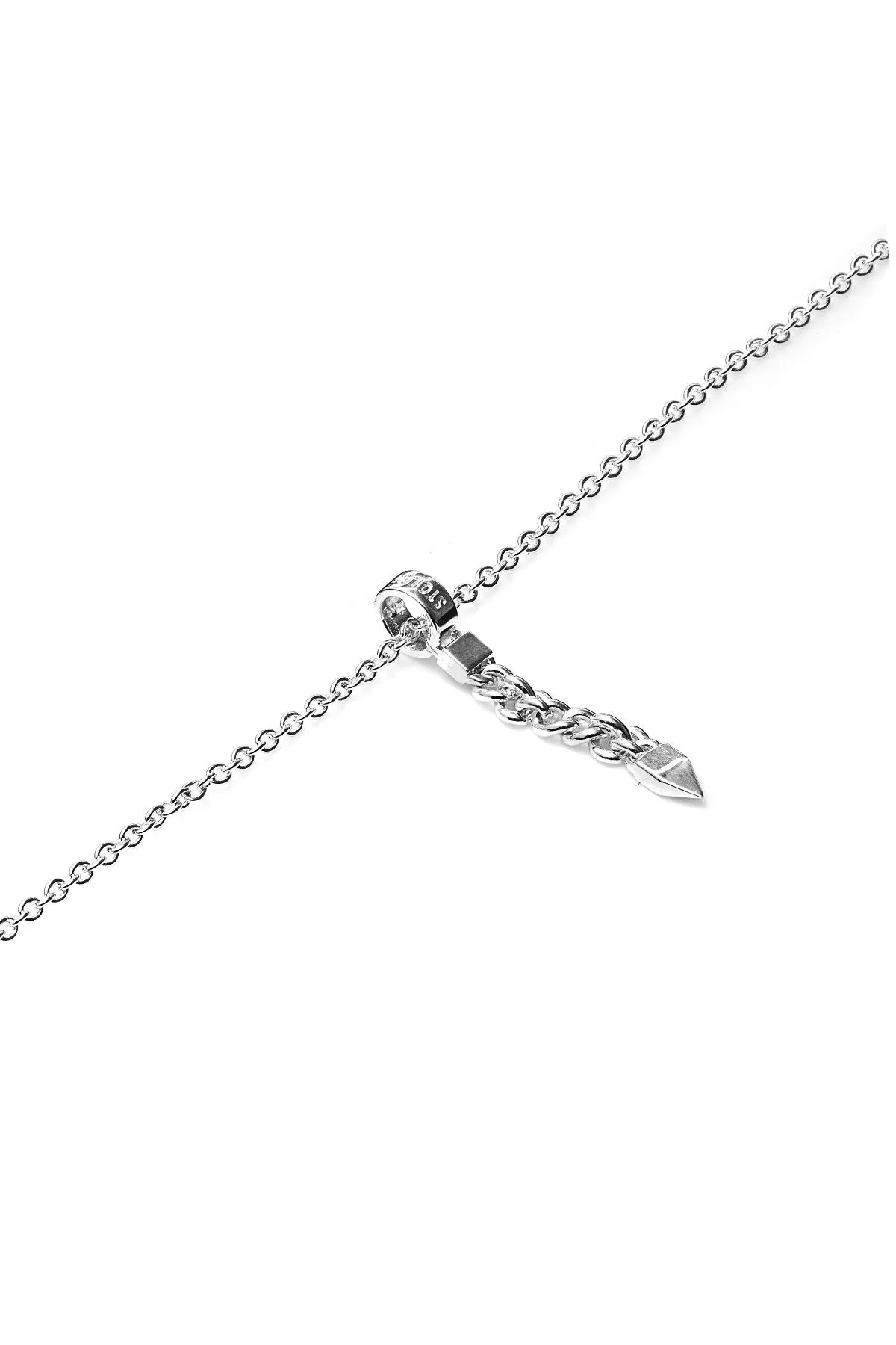 Stolen Girlfriends Club Jewellery Stolen Girlfriends Club - Hanging Curb Spike Necklace