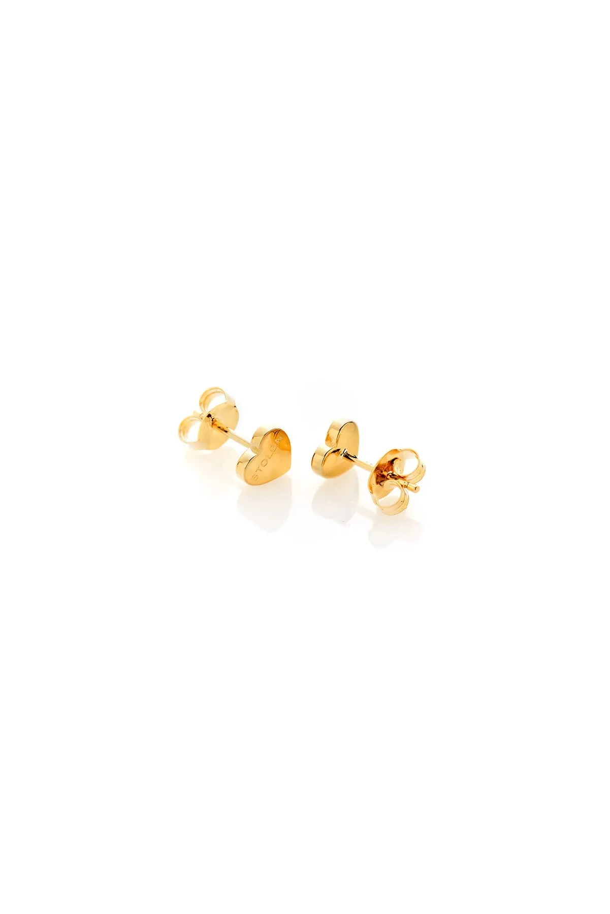 Stolen Girlfriends Club Jewellery Stolen Girlfriends Club - Heart Earrings - Gold Plated