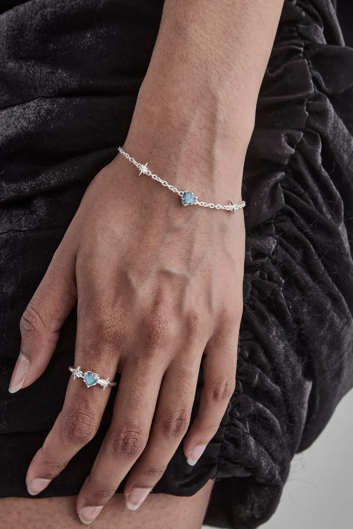 Stolen Girlfriends Club Jewellery Stolen Girlfriends Club - Heart Star Bracelet